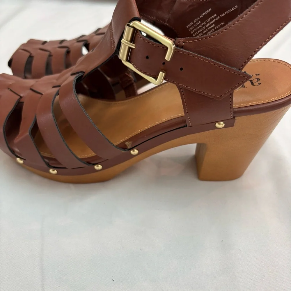 New a.n.a Brown Ana Jordan Fisherman Sandals - Picture 3 of 11
